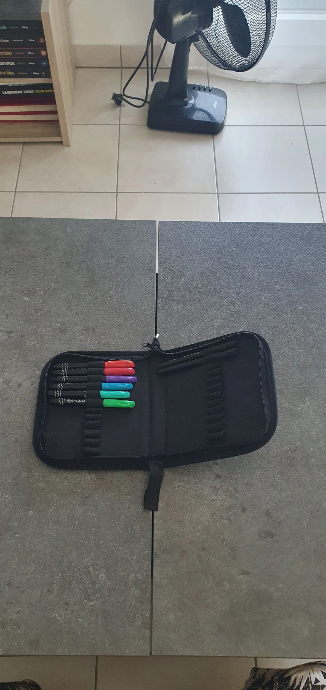 Trousse avec feutres